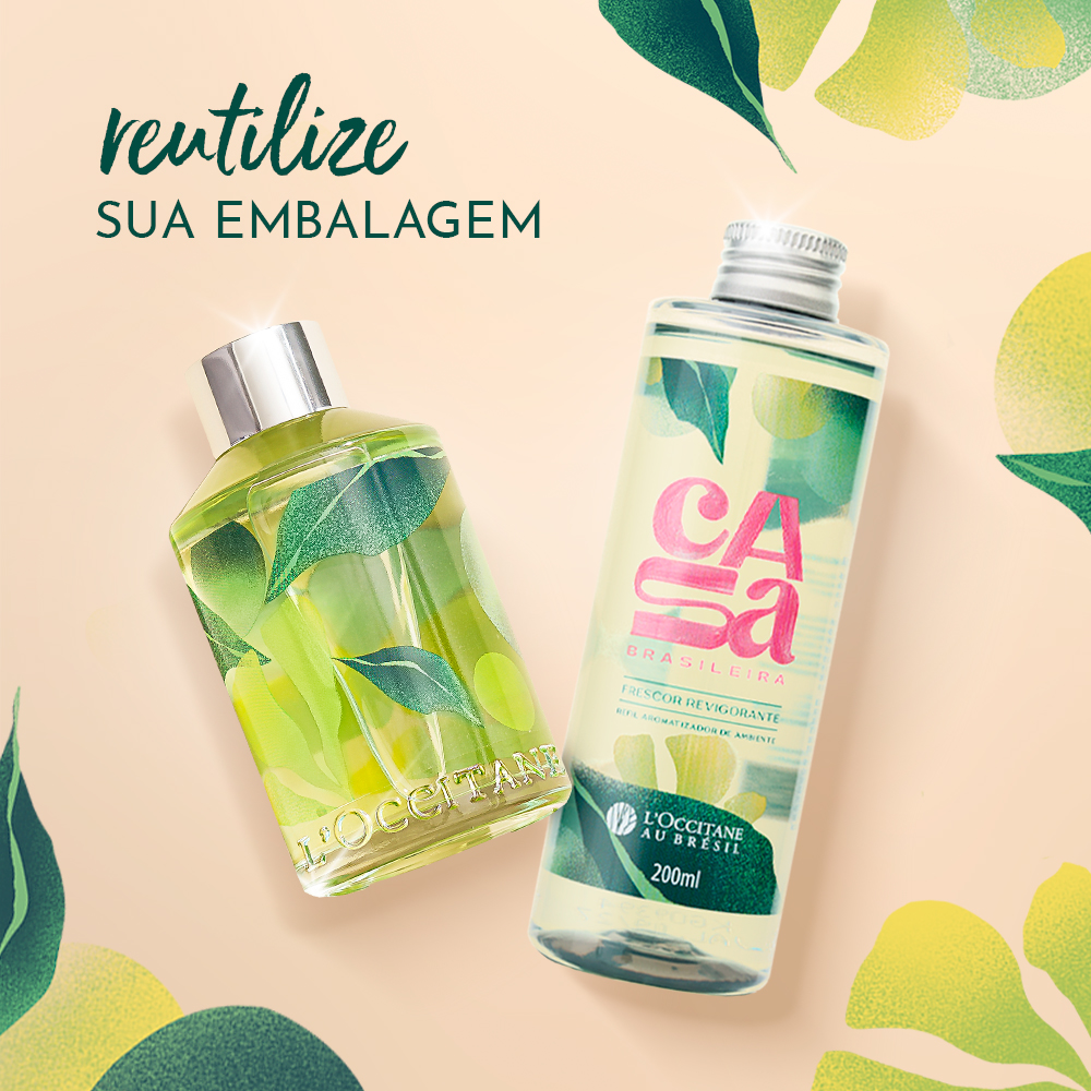 Aromatizador de Ambiente de Frescor Revigorante 200mL + Varetas